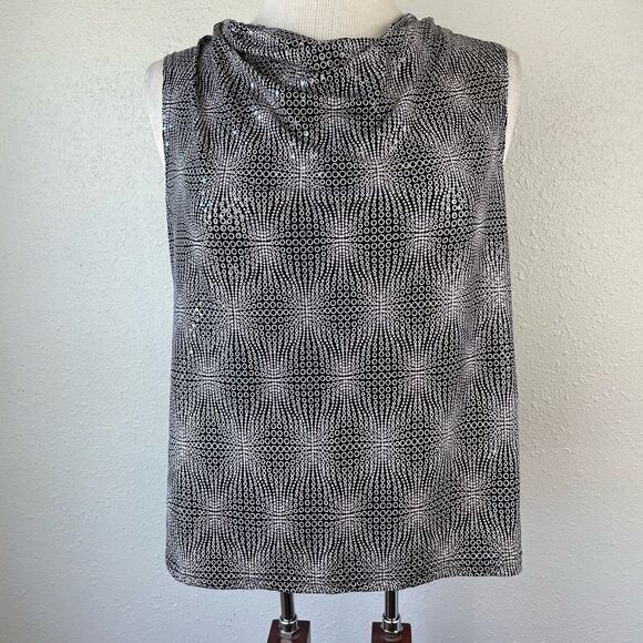 Notations Tops - Notations Sleeveless Sequined Blouse Top Size M EUC